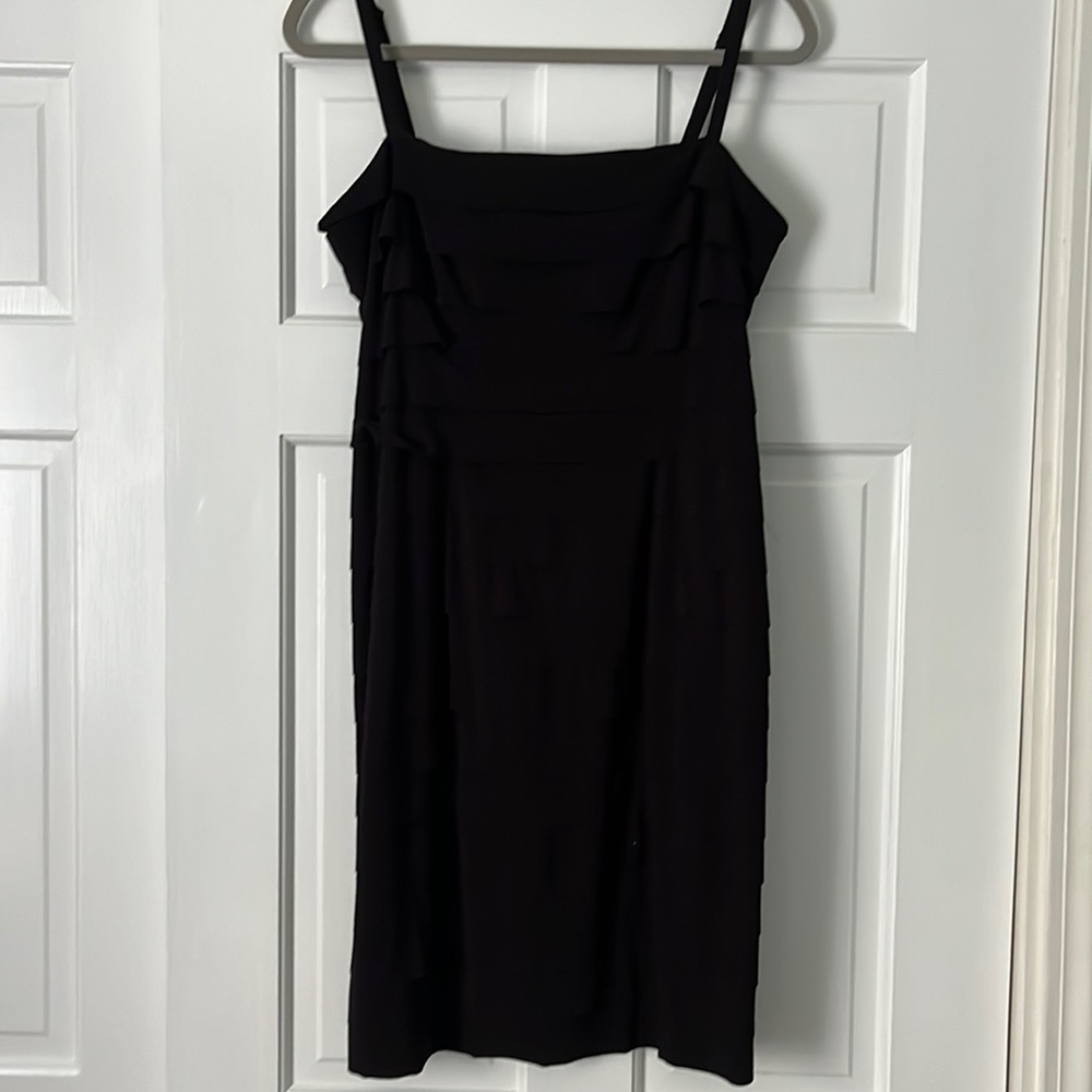 Evan Picone black dress.